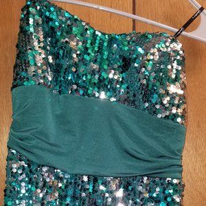 Teal Prom Dress